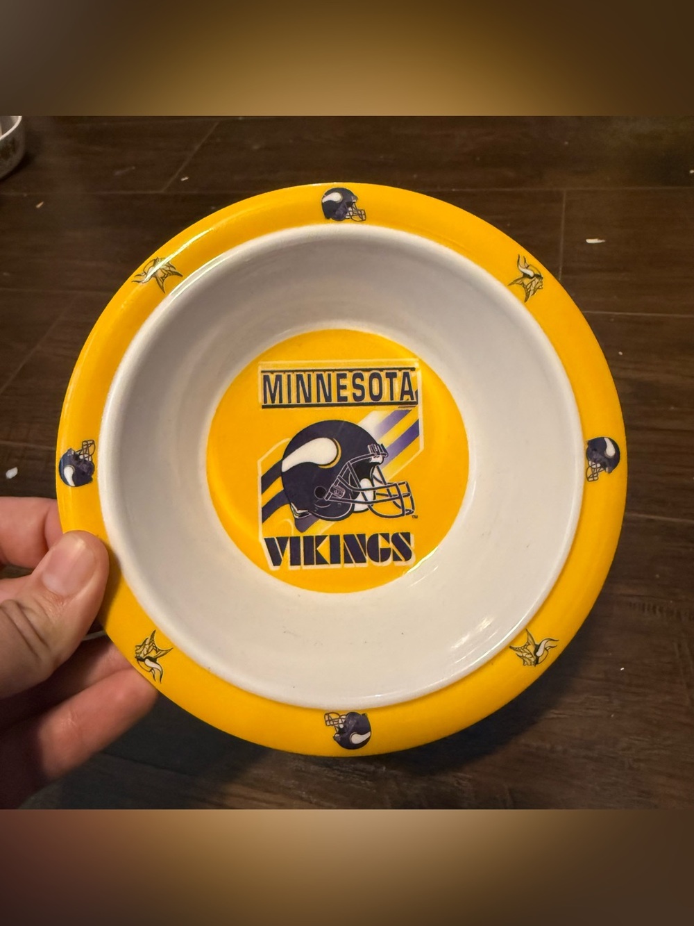 Minnesota Vikings Vintage Melamine Children’s Bowl